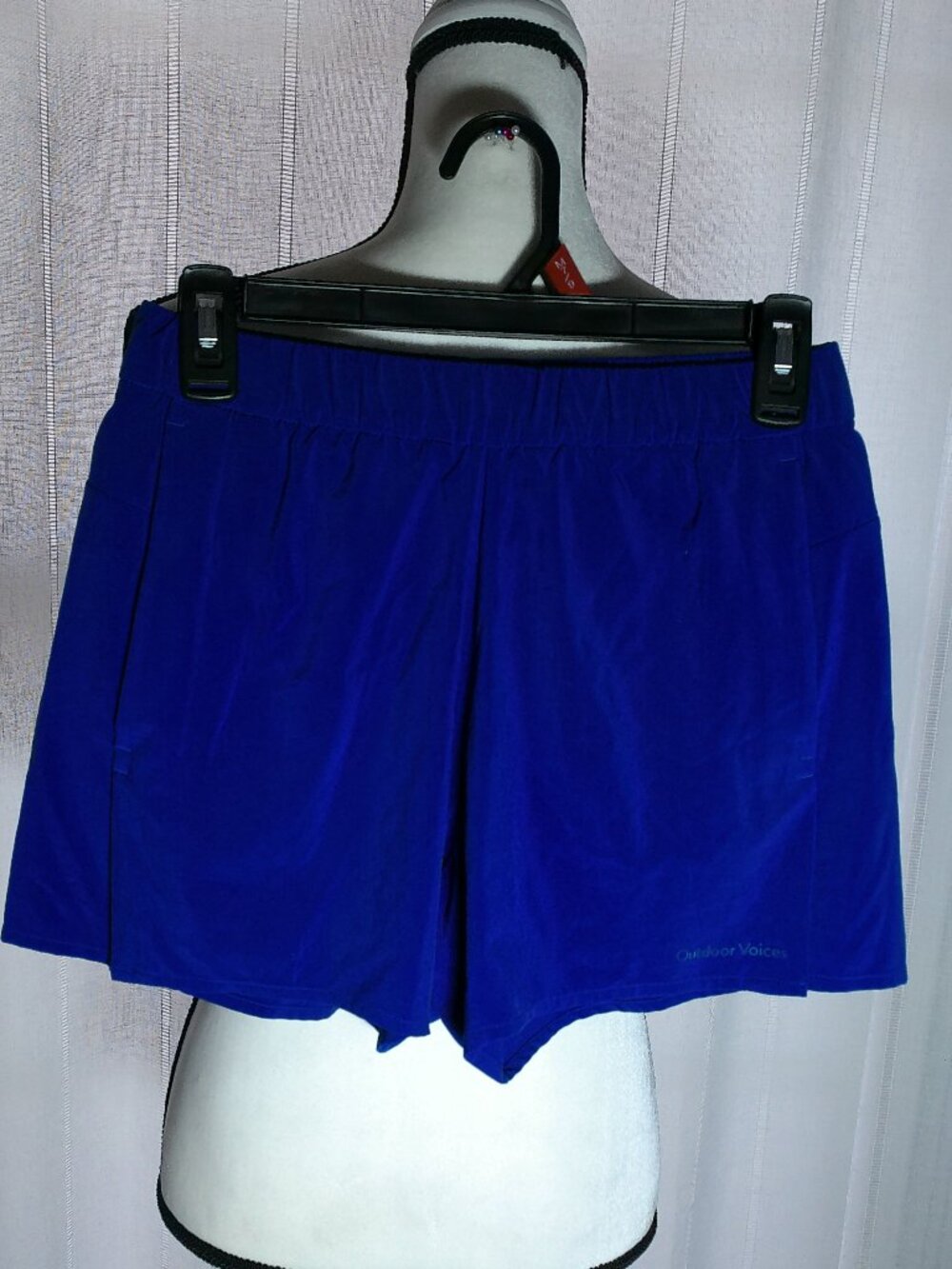 OUTDOOR VOICES Men's Elastic Pull-On Royal Blue Athletic High Stride Shorts XS